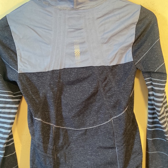Athleta Stripe Fastest color block track hoodie pullover Sz xs - Picture 9 of 9